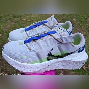 Sz 10 Men's NIKE CRATER IMPACT "Pure Platinum" Athletic Shoes